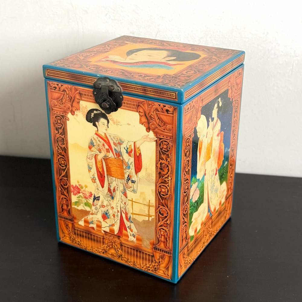 Enesco Madame Butterfly Musical Jack-In-The-Box Faith Wick WORKS **READ